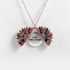Sunflower Double-layer Lettering Necklace - ProTrendyz