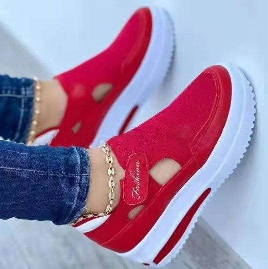 Women's Sneakers Summer New Ladies Casual Low Wedge Breathable Non-Slip Comfort Feamle Sport Shoes Mesh Shoes Fashion Style - ProTrendyz