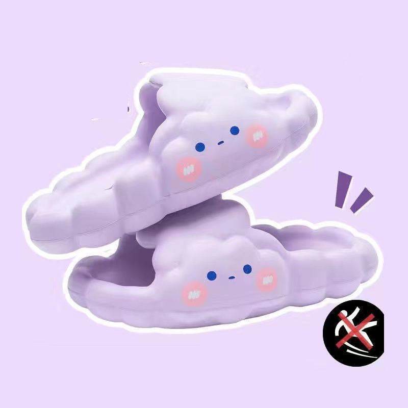 Home Bathroom Bathing Cloud Slippery Slippers - ProTrendyz