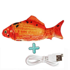 Electric Funny Cat Simulation Fish Beating Usb Jumping Cat Toy - ProTrendyz