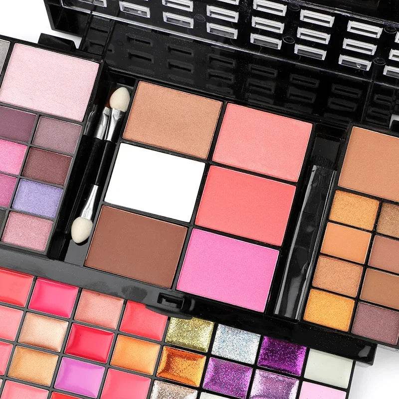 74 Colors Makeup Set Lip Gloss Blush Eyeshadow Highlight Combination Plate Wholesale Makeup Set - ProTrendyz