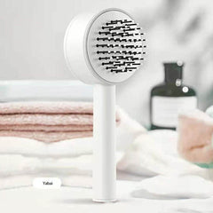 3D Air Cushion Massager Brush With Retractable Bristles Self Cleaning Hair Brush Massage One-key Self-cleaning Hair Brush Anti-Static Airbag Massage Comb For Women Curly Hair Brush - ProTrendyz