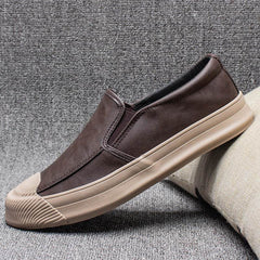 Mens Casual Leather Rubber Shoes - ProTrendyz