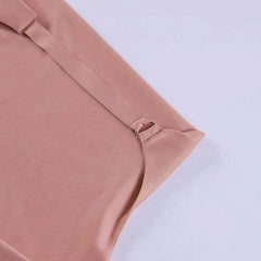 Satin Party Dress V Neck Backless Mini Sleeveless Summer Party Dress - ProTrendyz