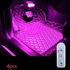 Touch-sensitive Usb Charging Atmosphere Lamp In Car - ProTrendyz