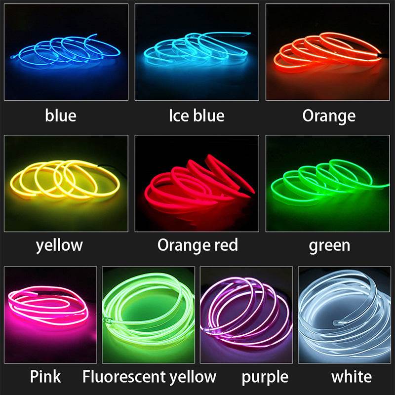 Car Led Strip Light For Neon Party Decoration Light Bicycle Dance Lamp 12V Waterproof USB Strips Lamps - ProTrendyz