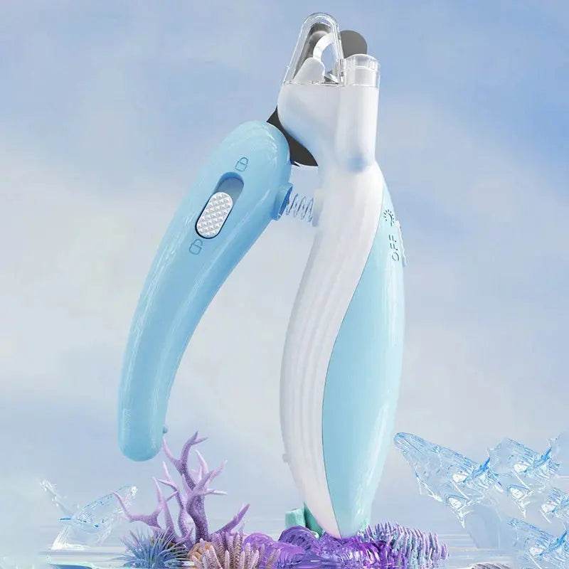 Pet Nail Clippers Dog Nail Clippers Cat Nail Clippers LED Electric Nail Grinder Pet Supplies LED Light Pet Nail Clippers - ProTrendyz