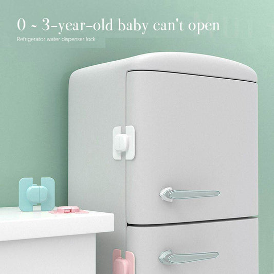 Home Baby Safety Protection Lock Anti-Clip Hand Door Closet Cabinet Locks Fo Fridge Cabinet Drawer Box Safe Lock For Kids No Tools Or Drilling Child Safety Cabinet Proofing Cabinet Drawer Door Latches - ProTrendyz