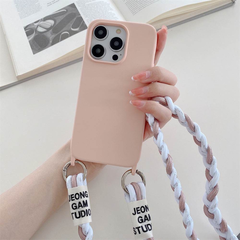 Back Woven Cross-body Lanyard Backer-card Accessories Phone Case - ProTrendyz