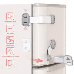 Home Baby Safety Protection Lock Anti-Clip Hand Door Closet Cabinet Locks Fo Fridge Cabinet Drawer Box Safe Lock For Kids No Tools Or Drilling Child Safety Cabinet Proofing Cabinet Drawer Door Latches - ProTrendyz