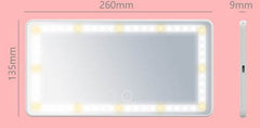 Car LED High-definition Makeup Mirror Three-color Light - ProTrendyz