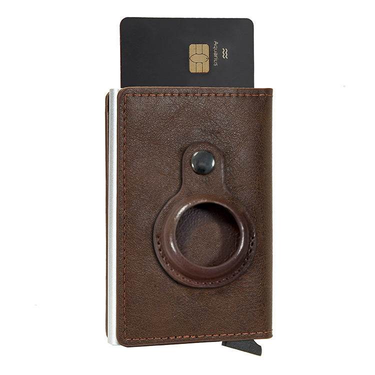 Multifunctional Card Holder Airtag Men's Short Card Holder Wallet Air Tag - ProTrendyz