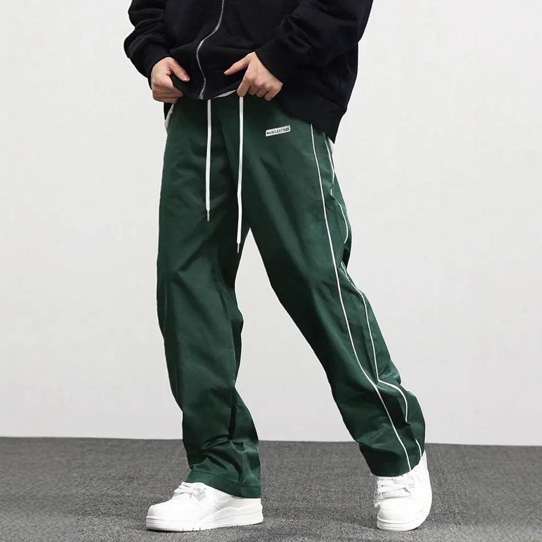 Men's Fashionable Retro Leisure Tappered Trousers Men's Loose Cargo Pants With Side Pockets Long Pants Trousers For Street Everyday Jogger Out - ProTrendyz