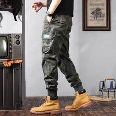 Camouflage Cargo Pants Men's Trousers With Pockets Fashion Casual Loose Tapered Pants - ProTrendyz
