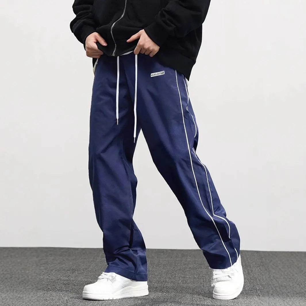 Men's Fashionable Retro Leisure Tappered Trousers Men's Loose Cargo Pants With Side Pockets Long Pants Trousers For Street Everyday Jogger Out - ProTrendyz