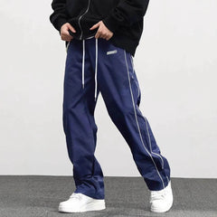 Men's Fashionable Retro Leisure Tappered Trousers Men's Loose Cargo Pants With Side Pockets Long Pants Trousers For Street Everyday Jogger Out - ProTrendyz