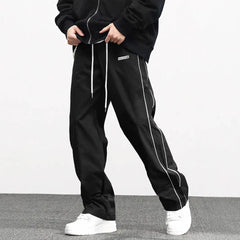 Men's Fashionable Retro Leisure Tappered Trousers Men's Loose Cargo Pants With Side Pockets Long Pants Trousers For Street Everyday Jogger Out - ProTrendyz