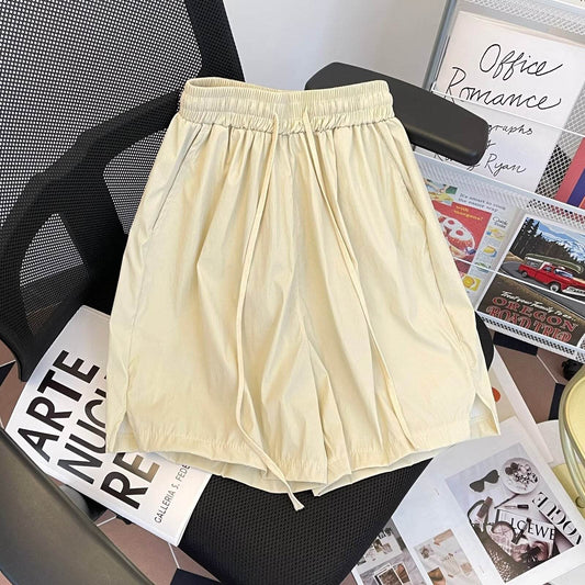 Men's Loose Knee Length Plus Size Straight Breathable Shorts - ProTrendyz