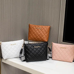 Small Messenger Bag For Women Trend Lingge Embroidery Female Shoulder Bags Fashion Chain Ladies Crossbody Purse - ProTrendyz
