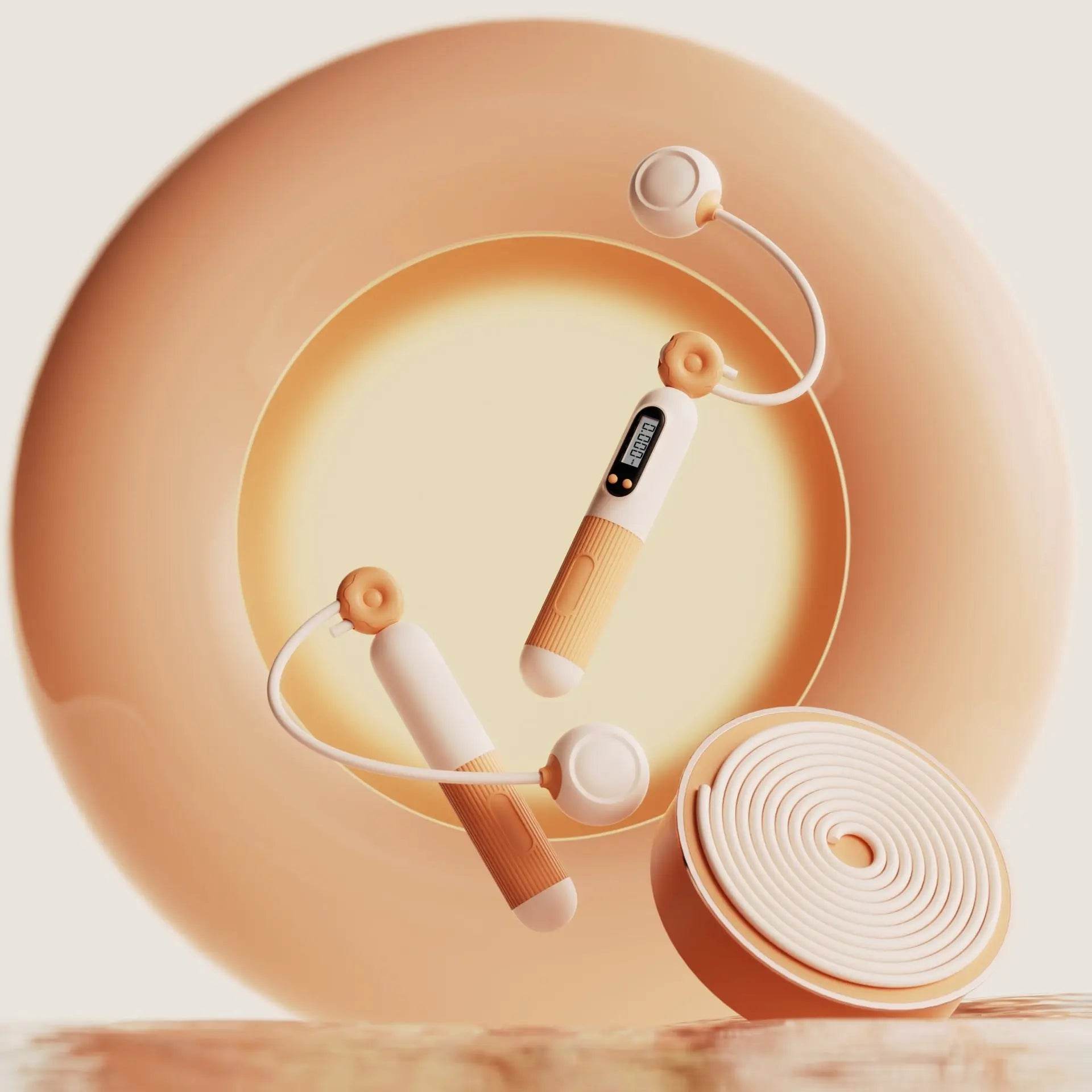 Jump Rope With Counter, Adjustable Skipping Rope With Calorie Counter, Smart Skipping Rope For Fitness Exercise And Weight Lose - ProTrendyz