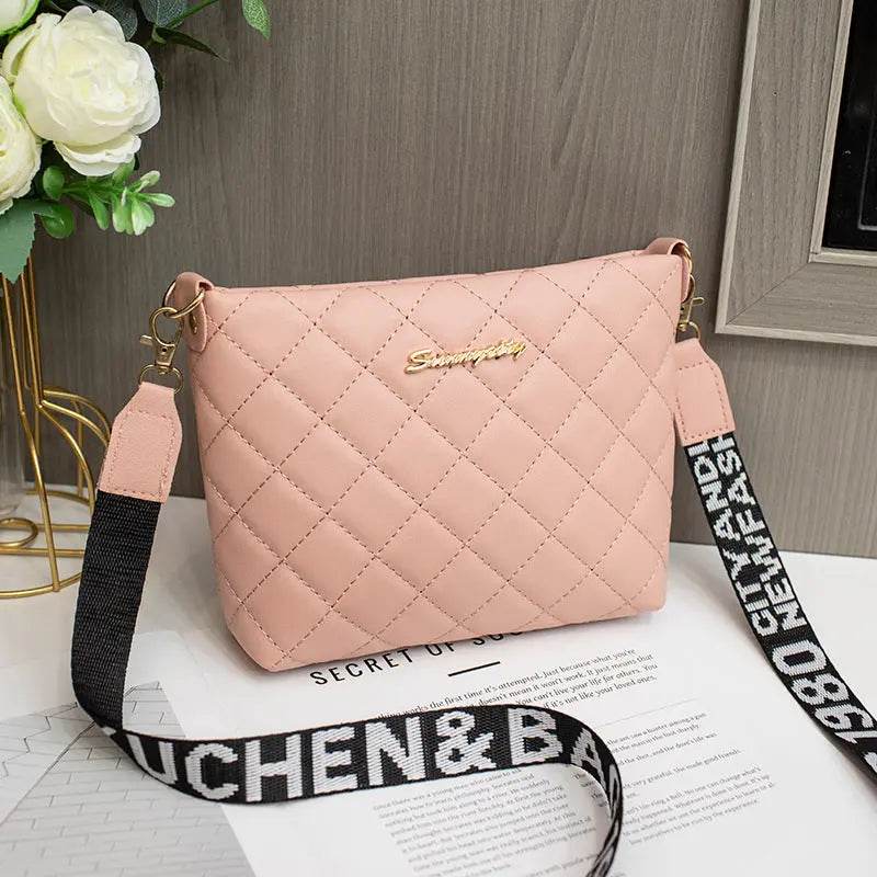 Small Messenger Bag For Women Trend Lingge Embroidery Female Shoulder Bags Fashion Chain Ladies Crossbody Purse - ProTrendyz
