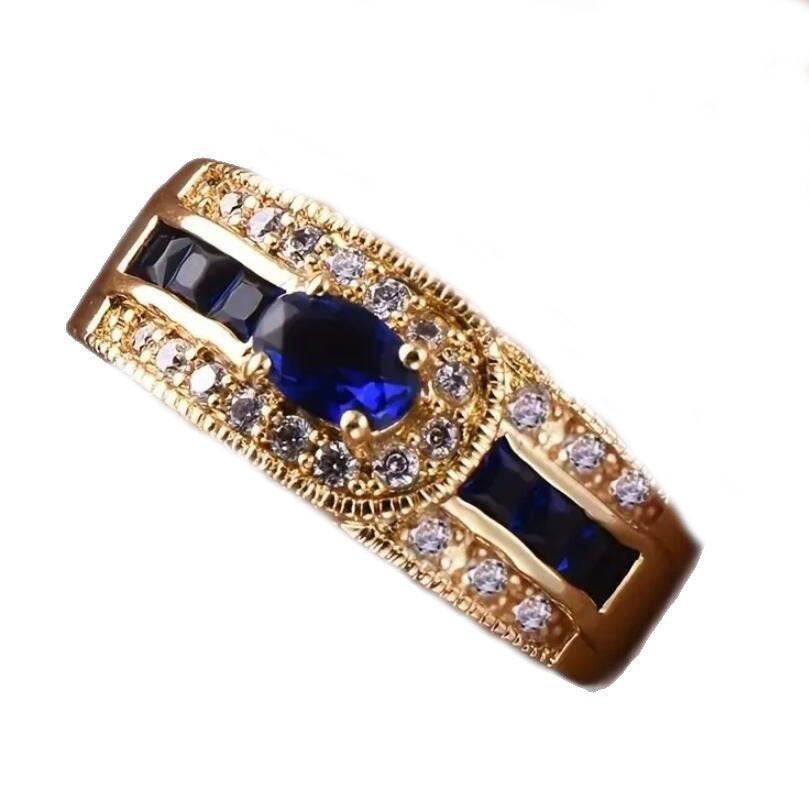 Personality Sapphire Full Diamond Ring - ProTrendyz