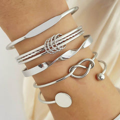Creative Simple Temperament Lady Twisted Hip Hop Style Bracelet - ProTrendyz