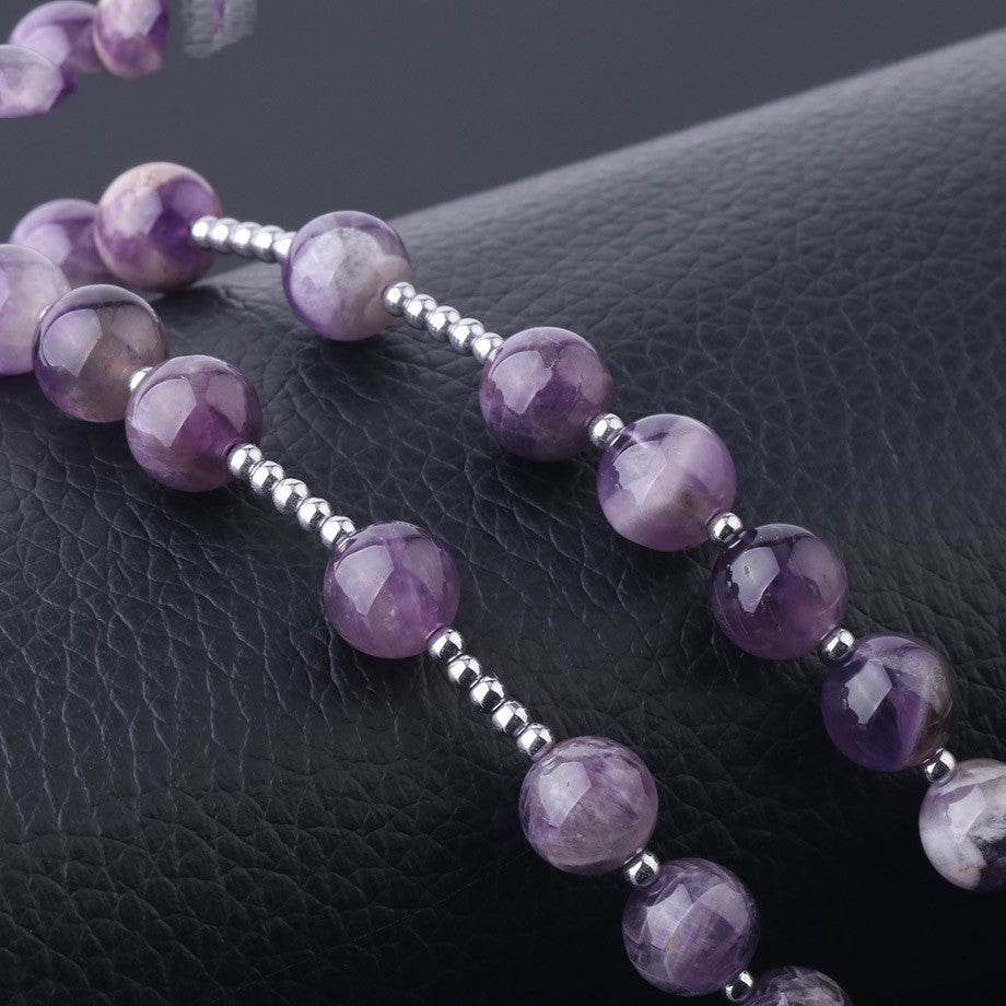 Natural White Crystal Column Natural Stone Necklace - ProTrendyz