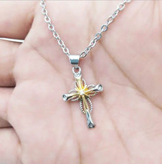 Octagonal Star Cross Alloy Pendant US - ProTrendyz