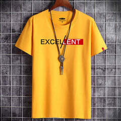 Cotton Summer Men's Short-sleeved T-shirt Bottoming Shirt Top Clothes For Men - ProTrendyz