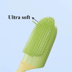 Dog Tooth Cleaning Brush Care Finger Wrap Cat Dog Oral Cleaning Toothbrush Tool Silicone Dog Cat Finger Toothbrush Supplies Pet Products - ProTrendyz