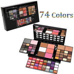 74 Colors Makeup Set Lip Gloss Blush Eyeshadow Highlight Combination Plate Wholesale Makeup Set - ProTrendyz