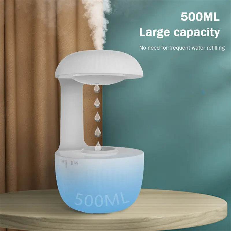 Anti-gravity Air Humidifier Mute Countercurrent Humidifier Levitating Water Drops Cool Mist Maker Fogger Relieve Fatigue - ProTrendyz