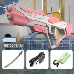 Space Water Gun Electric Automatic Water Absorption Water Fights Toy Outdoor Beach Swimming Pool Bath Toys For Children Kid Gift - ProTrendyz