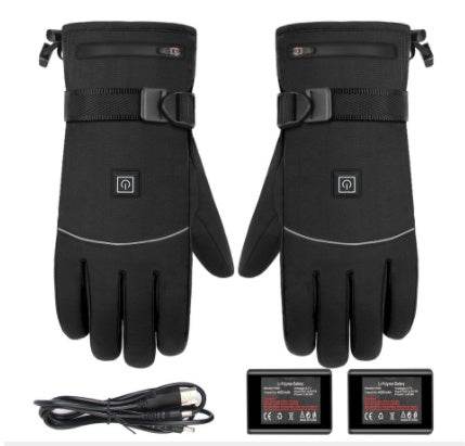 Winter Electric Heated Gloves Motorcycle Touch Screen Gloves - ProTrendyz