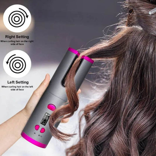 Curling Iron USB Wireless Multifunctional Charging Curler - ProTrendyz