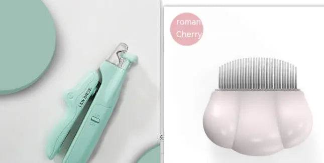 Pet Nail Clippers With LED Light Dogs Cat Nail Scissors Professional Trimmer Tool Care Grooming Supplies - ProTrendyz