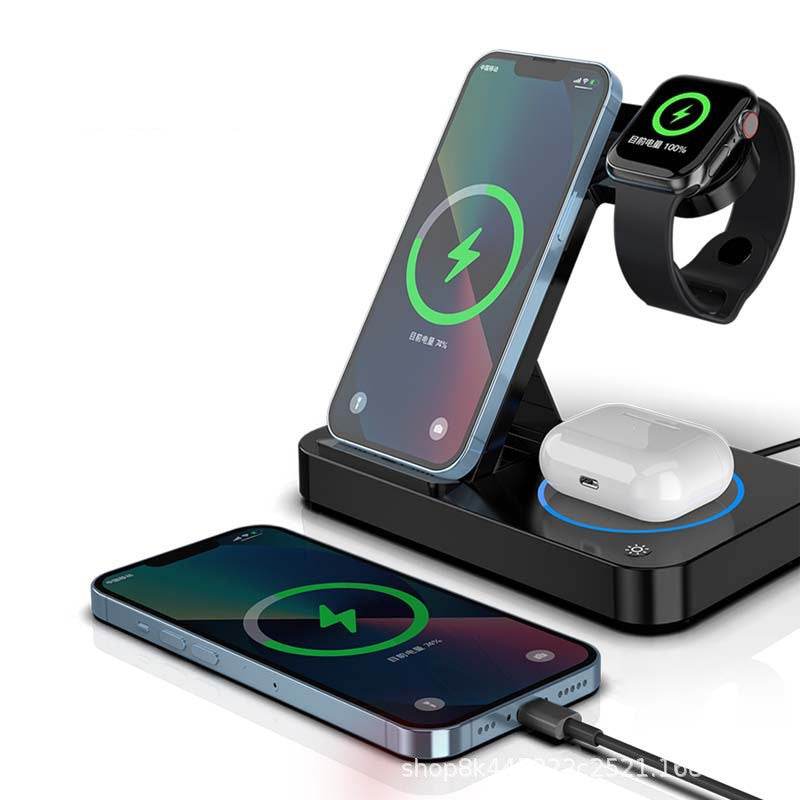 Folding Three-in-one Wireless Charging Stand - ProTrendyz