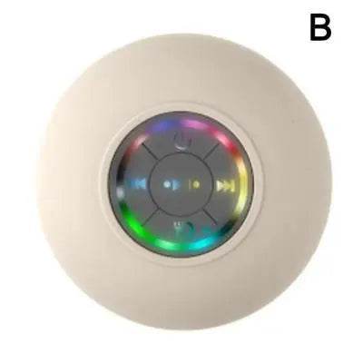 Big Suction Cup Waterproof Shower Bluetooth Speaker LED Light Emitting - ProTrendyz