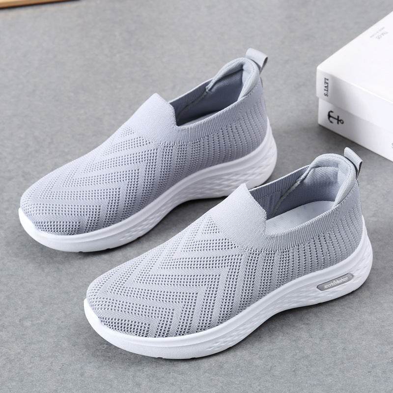 Casual Mesh Shoes Sock Slip On Flat Shoes For Women Sneakers Casual Soft Sole Walking Sports Shoe - ProTrendyz