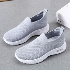 Casual Mesh Shoes Sock Slip On Flat Shoes For Women Sneakers Casual Soft Sole Walking Sports Shoe - ProTrendyz