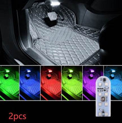 Touch-sensitive Usb Charging Atmosphere Lamp In Car - ProTrendyz