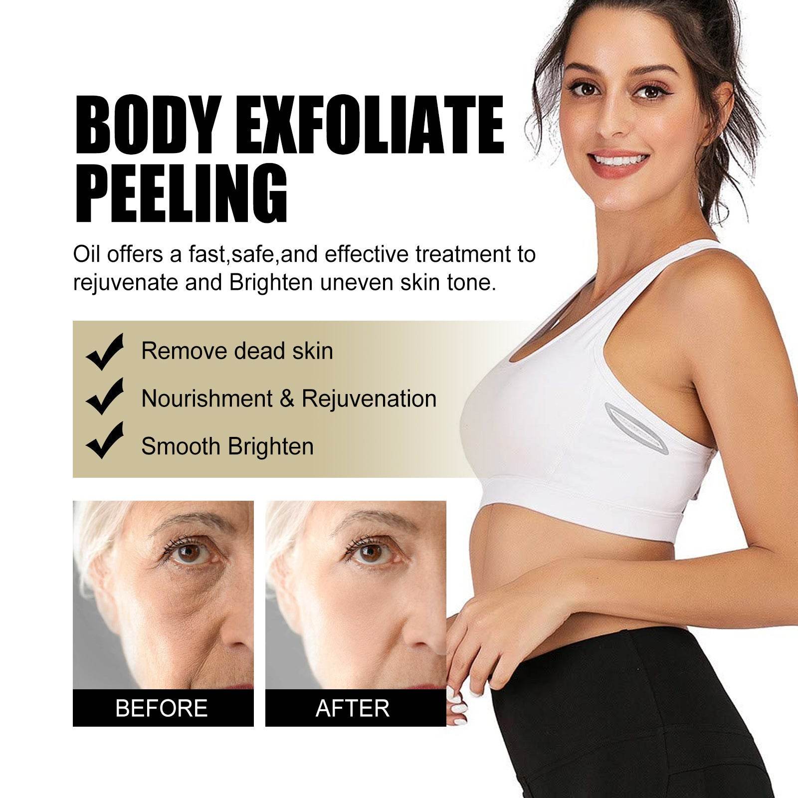 Delicate Brightening Body Cleaning Exfoliating Skin Care Oil - ProTrendyz