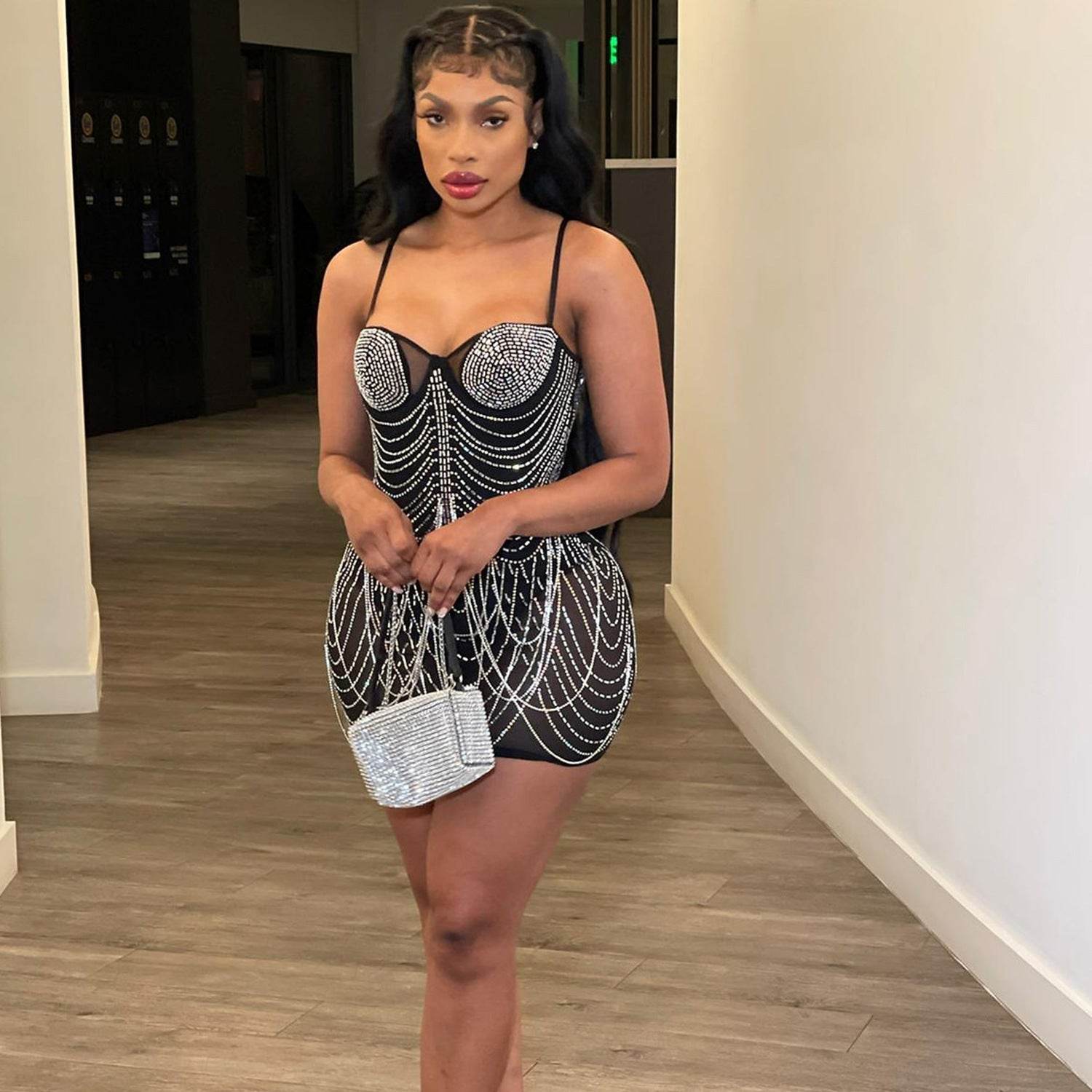 Women's Fashion Personality Tassel Suspender Dress For Party - ProTrendyz