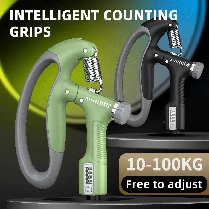 Smart Counting Grip 10-100KG Grip Free Adjustment Professional Hand Training Arm Muscle Training Fitness Equipment Fitness Tools Gym - ProTrendyz