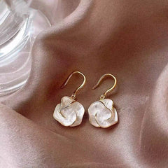 Women's Summer Light Luxury Camellia Flower Earrings - ProTrendyz