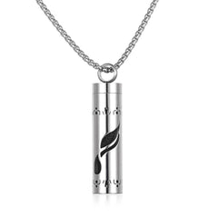 Aromatherapy Pendant Perfume Bottle Essential Oil Titanium Steel - ProTrendyz