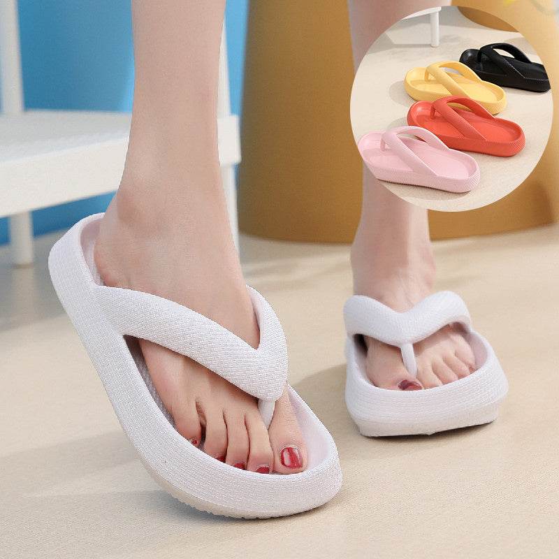 Clip Toe Shoes Eva Non-Slip Slippers Soft Sole Flip Flops Women Thick Bottom Bathroom Slides Summer - ProTrendyz