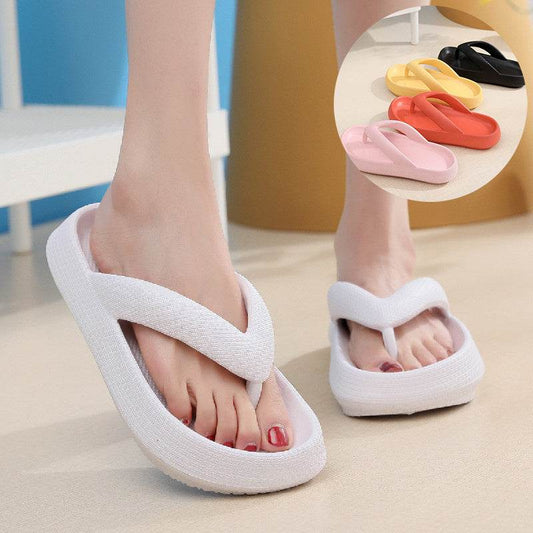 Clip Toe Shoes Eva Non-Slip Slippers Soft Sole Flip Flops Women Thick Bottom Bathroom Slides Summer - ProTrendyz