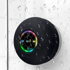 Big Suction Cup Waterproof Shower Bluetooth Speaker LED Light Emitting - ProTrendyz